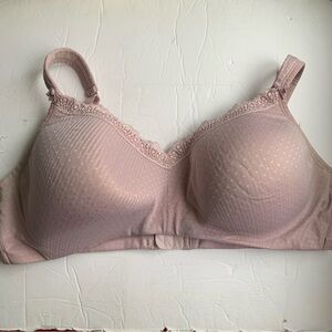 Vöglö Eva Blush Pink Wire-Free Bra Size 46D